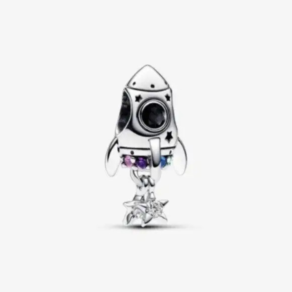Pandora Space Love Rocket Charm